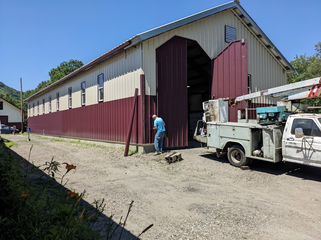 car barn progress