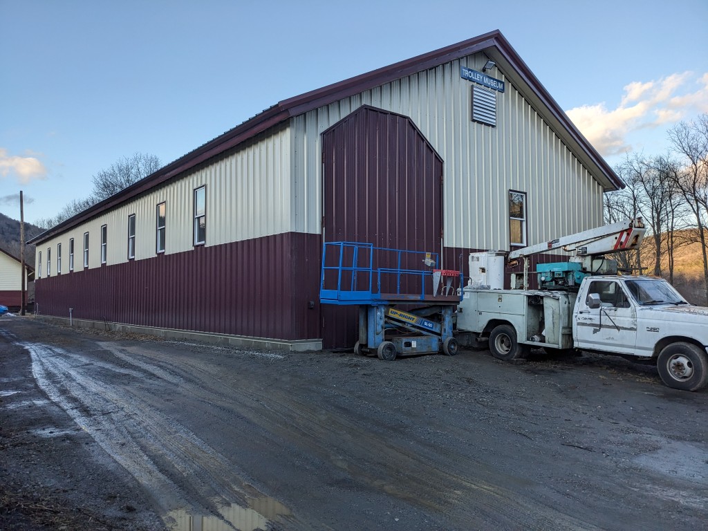 car barn progress