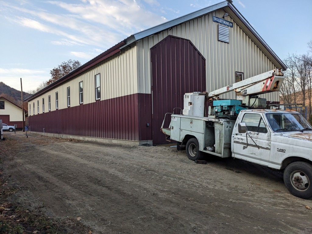 car barn progress