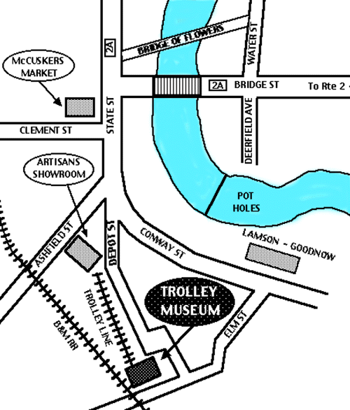 Map to the museum